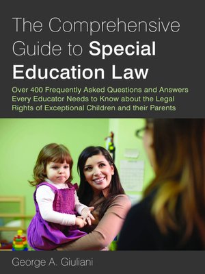 cover image of The Comprehensive Guide to Special Education Law